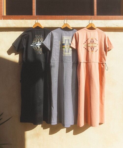 PENDLETON(ペンドルトン)の「【別注】PENDLETON / プリント ワンピース(ワンピース・レディース・その他/ブラック/ピンク・ONE SIZE)」の15枚目の写真