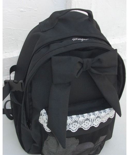 Smyeon（スミョン）の「Lace backpack/レース付きリュック（バック