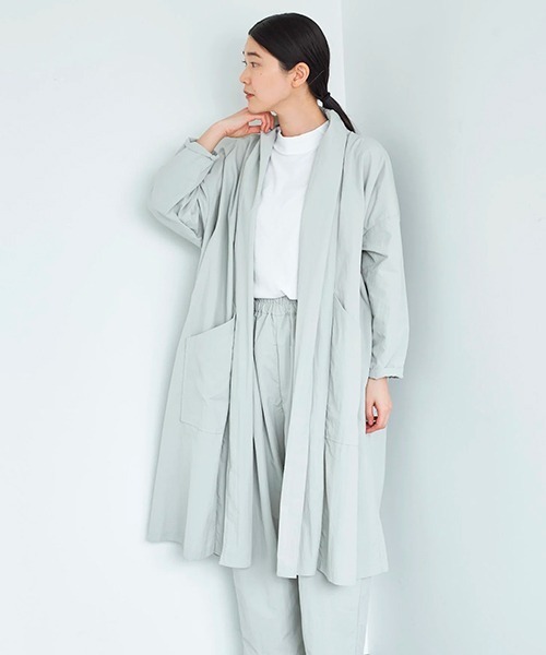 【美品】2026春 CLASKA āta robe 1. スプリングコート āta（アタ）｜robe 1. / ライトグレー - ファッション - アウター