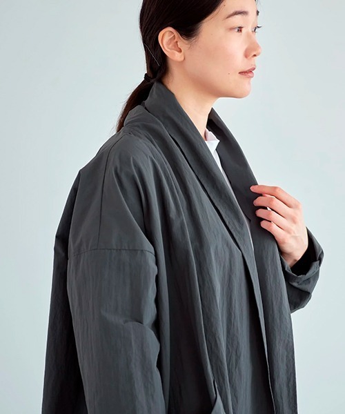 ata robe 1. / ナイロン ローブコート（その他アウター）｜ata（アタ
