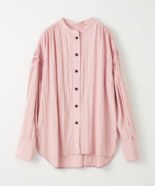 EMMEL REFINES（エメルリファインズ）の「＜EMMEL REFINES＞EM GA/SHR オーバーシャツ（シャツ/ブラウス・レディース・ピンク/ホワイト/クリーム・FREE）」の3枚目の写真