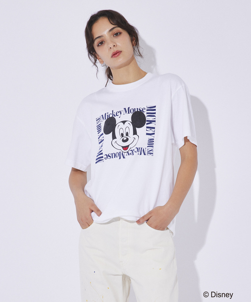 GOOD ROCK SPEED(グッドロックスピード)の「【GOOD ROCK SPEED / グッドロックスピード】Disney/ Mickey /TEEシリーズ / キャラクター Tシャツ(Tシャツ/カットソー・メンズ・ホワイト系その他/ライトグレー/ピンク/ブラック/ブルー系その他2/ホワイト系その他3/ホワイト系その他2/ブルー系その他・XL/L/M)」の3枚目の写真