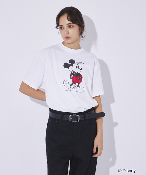 GOOD ROCK SPEED(グッドロックスピード)の「【GOOD ROCK SPEED / グッドロックスピード】Disney/ Mickey /TEEシリーズ / キャラクター Tシャツ(Tシャツ/カットソー・メンズ・ホワイト系その他/ライトグレー/ピンク/ブラック/ブルー系その他2/ホワイト系その他3/ホワイト系その他2/ブルー系その他・XL/L/M)」の4枚目の写真