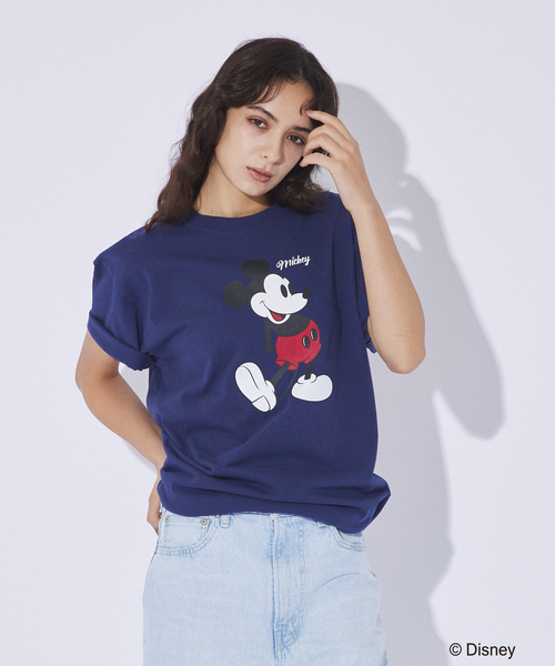 GOOD ROCK SPEED(グッドロックスピード)の「【GOOD ROCK SPEED / グッドロックスピード】Disney/ Mickey /TEEシリーズ / キャラクター Tシャツ(Tシャツ/カットソー・メンズ・ホワイト系その他/ライトグレー/ピンク/ブラック/ブルー系その他2/ホワイト系その他3/ホワイト系その他2/ブルー系その他・XL/L/M)」の7枚目の写真