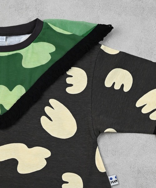 MARKEY'S（マーキーズ）の「チュールカラーチュニック【セットアップ可能】（セットアップ・キッズ・ベージュ/ブラック・150/90/100/110/120/130/140）」の11枚目の写真