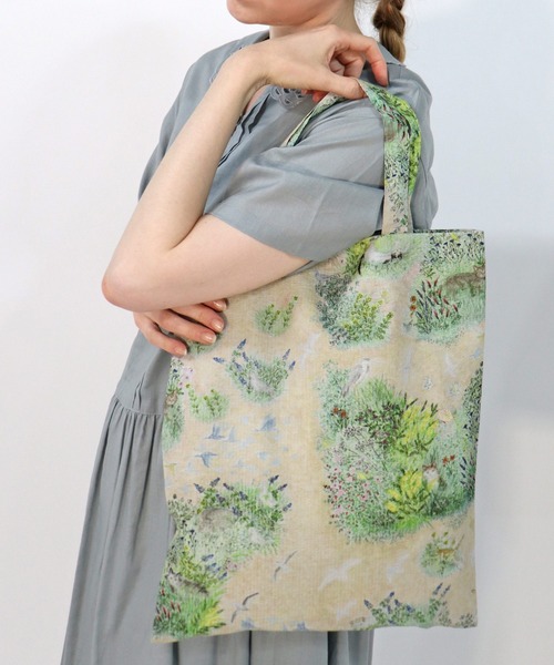 haupia（ハウピア）の「銀河とアップルパイ【バッグ】（トートバッグ・レディース・ブルー/ベージュ・FREE）」の5枚目の写真