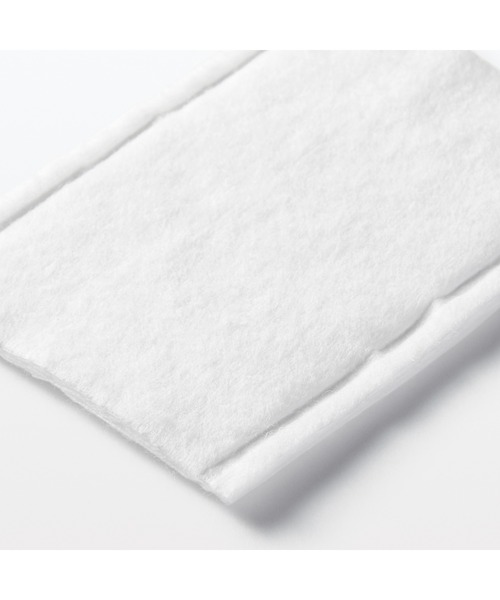無印良品(ムジルシリョウヒン)の「はがして使えるコットン 86枚入 約85×60mm(コットンパフ・レディース・その他・FREE)」の3枚目の写真