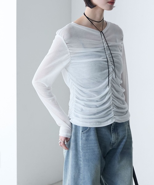 新品タグ付☆JulierYoga&Relax リブロングスリーブプルオーバー BODY TOUGHNESS（ボディタフネス） JW-609 BT冷感速乾デュアル
