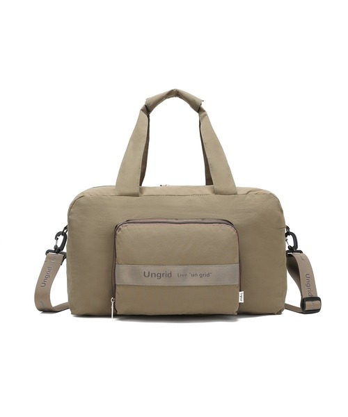 Ungrid(アングリッド)の「【Ungrid/アングリッド】 ソフトナイロン ボストンバッグ(ボストンバッグ・レディース・ブラック/カーキ/オレンジ/アイボリー/ミント/ブラック×ホワイト/グレイッシュベージュ・FREE)」の12枚目の写真