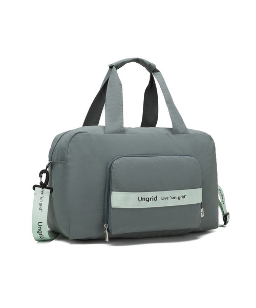 Ungrid(アングリッド)の「【Ungrid/アングリッド】 ソフトナイロン ボストンバッグ(ボストンバッグ・レディース・ブラック/カーキ/オレンジ/アイボリー/ミント/ブラック×ホワイト/グレイッシュベージュ・FREE)」の11枚目の写真