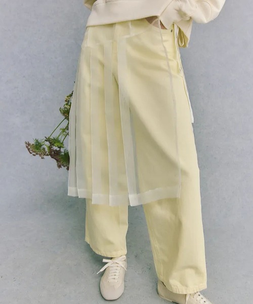 LOWRYS FARM(ローリーズファーム)の「オーガンジーラップベルト 320785(ベルト・レディース・アイボリー・FREE)」の1枚目の写真