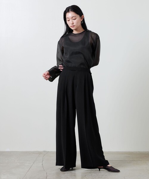 専用★マルゥユナイテッドアローズ★パンツ セール】＜MARW UNITED ARROWS＞シアサッカー タック ワイド