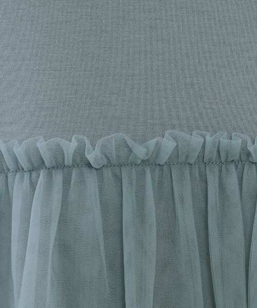 OPAQUE.CLIP（オペークドットクリップ）の「◆チュールドッキングペプラムトップス【洗濯機洗い可】（Tシャツ/カットソー・レディース・ナチュラル/ブラック/ライトブルー・00）」の15枚目の写真
