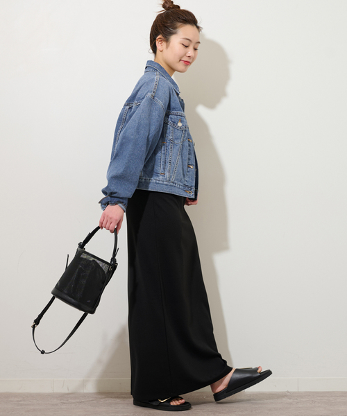 Levi's（リーバイス）の「【LEVI’S/リーバイス】SHRUNKEN 90S TRUCKER：デニムジャケット A9155-0009（デニムジャケット・レディース・ブルー・SMALL/MEDIUM）」の4枚目の写真