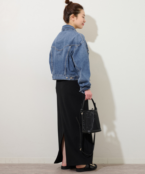 Levi's（リーバイス）の「【LEVI’S/リーバイス】SHRUNKEN 90S TRUCKER：デニムジャケット A9155-0009（デニムジャケット・レディース・ブルー・SMALL/MEDIUM）」の5枚目の写真