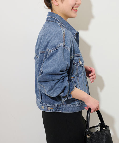 Levi's（リーバイス）の「【LEVI’S/リーバイス】SHRUNKEN 90S TRUCKER：デニムジャケット A9155-0009（デニムジャケット・レディース・ブルー・SMALL/MEDIUM）」の9枚目の写真