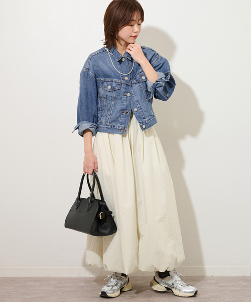 Levi's（リーバイス）の「【LEVI’S/リーバイス】SHRUNKEN 90S TRUCKER：デニムジャケット A9155-0009（デニムジャケット・レディース・ブルー・SMALL/MEDIUM）」の11枚目の写真