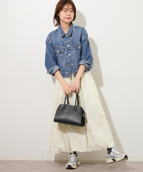 Levi's（リーバイス）の「【LEVI’S/リーバイス】SHRUNKEN 90S TRUCKER：デニムジャケット A9155-0009（デニムジャケット・レディース・ブルー・SMALL/MEDIUM）」の12枚目の写真