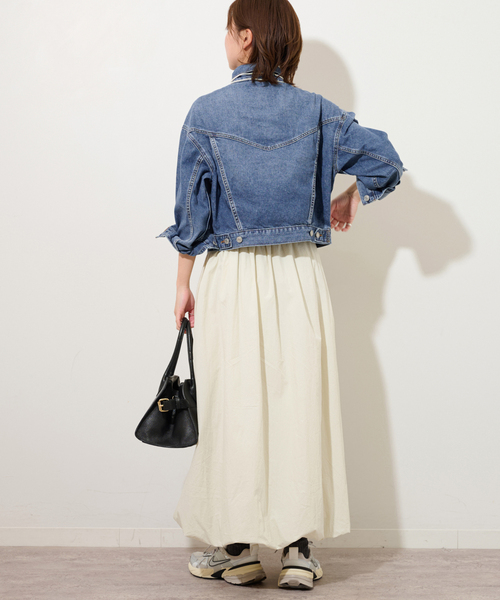 Levi's（リーバイス）の「【LEVI’S/リーバイス】SHRUNKEN 90S TRUCKER：デニムジャケット A9155-0009（デニムジャケット・レディース・ブルー・SMALL/MEDIUM）」の14枚目の写真