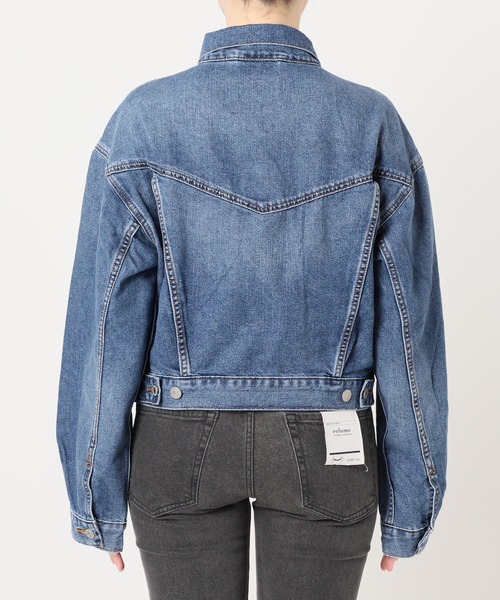 Levi's（リーバイス）の「【LEVI’S/リーバイス】SHRUNKEN 90S TRUCKER：デニムジャケット A9155-0009（デニムジャケット・レディース・ブルー・SMALL/MEDIUM）」の22枚目の写真