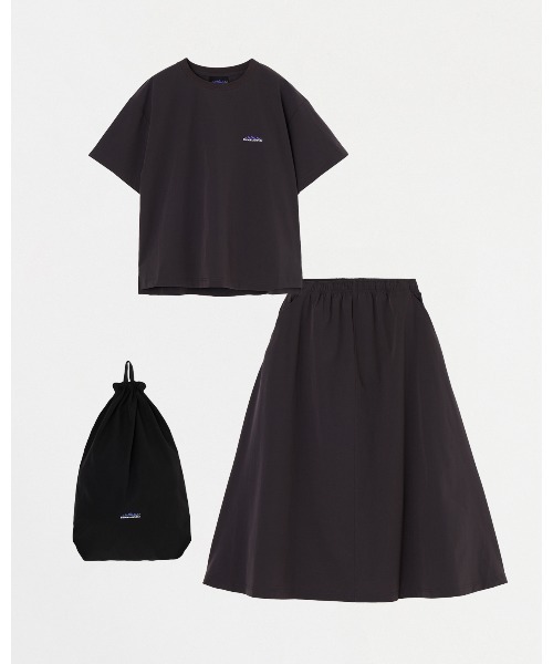 セール】【THOUSAND MILE】SHORT SLEEVE T-SHIRT & SKIRT SET