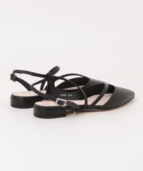 JILL STUART（ジルスチュアート）の「アシンメトリーストラップパンプス（パンプス・レディース・ブラック/シルバー・22.5cm/23.0cm/23.5cm/24.0cm/24.5cm）」の3枚目の写真