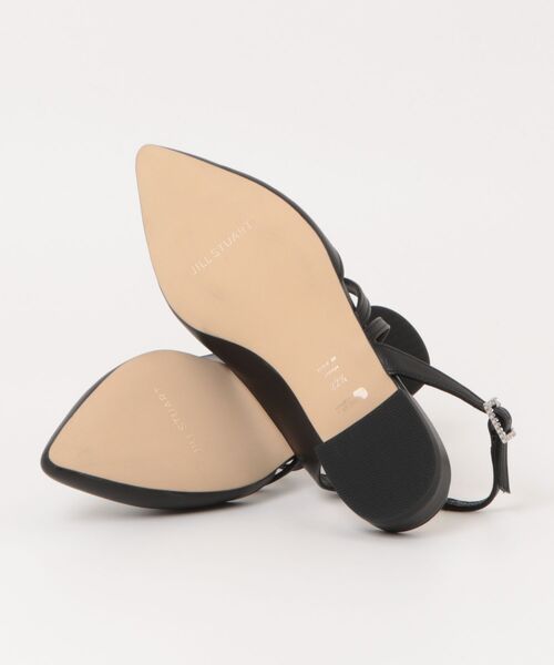 JILL STUART（ジルスチュアート）の「アシンメトリーストラップパンプス（パンプス・レディース・ブラック/シルバー・22.5cm/23.0cm/23.5cm/24.0cm/24.5cm）」の4枚目の写真
