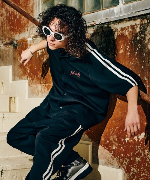 セール】Line Tape Track Shirt / ラインテープトラックシャツ（シャツ