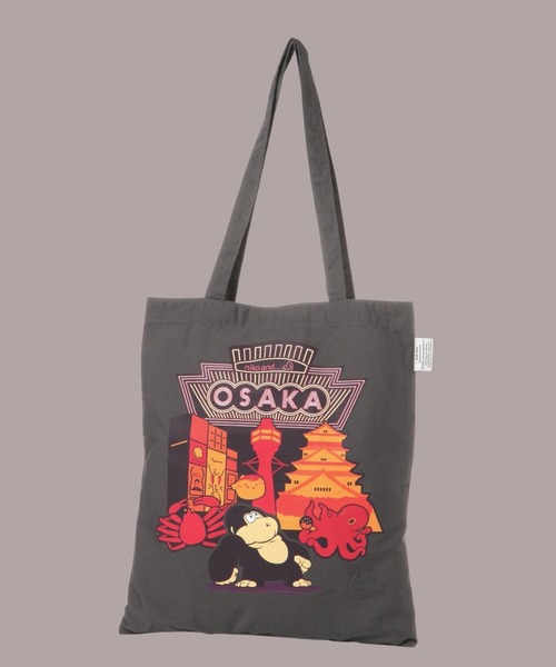 niko and...（ニコアンド）の「オリジナル　ご当地トートバッグ（トートバッグ・レディース・オレンジ/ブルー/ピンク/グリーン/イエロー/ネイビー/パープル/チャコール/グレー/ワイン・0）」の3枚目の写真