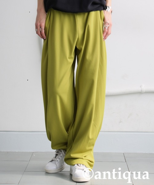 antiqua(アンティカ)の「テーパードパンツ(その他パンツ・レディース・アイボリー/ブラック/ブラウン系その他/ダークグリーン/ダークグレー/ダークカーキ/ライム/レッド・MEDIUM/LARGE)」の6枚目の写真