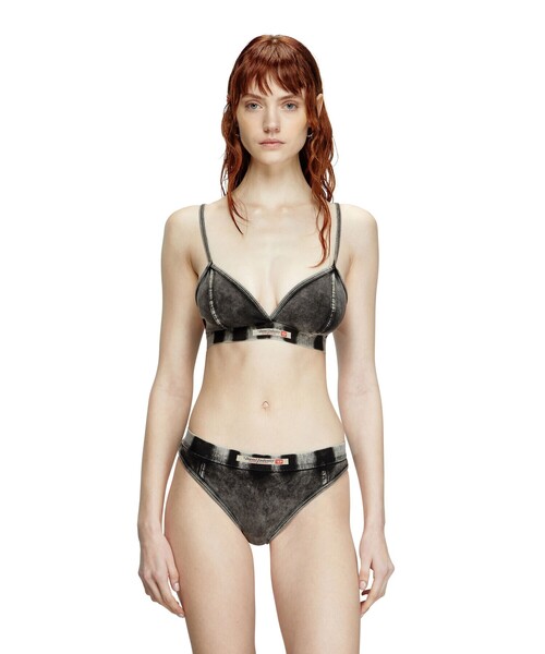 DIESEL(ディーゼル)の「ウィメンズ ブラ ZOE-DNM(ブラジャー・レディース・ブラック/グレー・MEDIUM/SMALL/X-SMALL)」の5枚目の写真