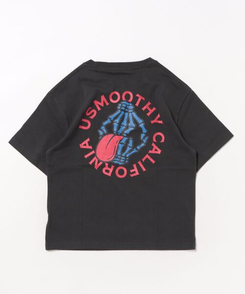 Smoothy(スムージー)の「Smoothy BONE Tee / スムージー BONE Tシャツ(Tシャツ/カットソー・キッズ・ブラック・SMALL/MEDIUM/LARGE/X-LARGE)」の4枚目の写真