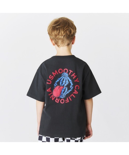 Smoothy(スムージー)の「Smoothy BONE Tee / スムージー BONE Tシャツ(Tシャツ/カットソー・キッズ・ブラック・SMALL/MEDIUM/LARGE/X-LARGE)」の3枚目の写真