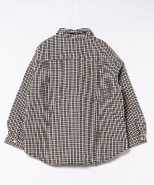 Bargiee（バージー）の「CHECK PEDDIN SHIRTS JACKET（ダウンジャケット/コート・メンズ・ブラック・FREE）」の2枚目の写真