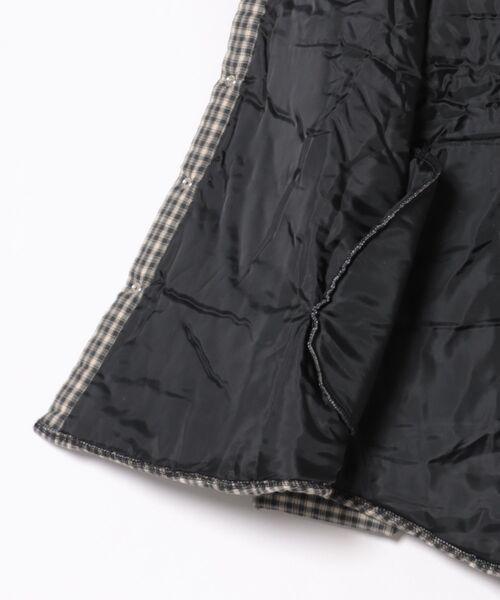 Bargiee（バージー）の「CHECK PEDDIN SHIRTS JACKET（ダウンジャケット/コート・メンズ・ブラック・FREE）」の3枚目の写真