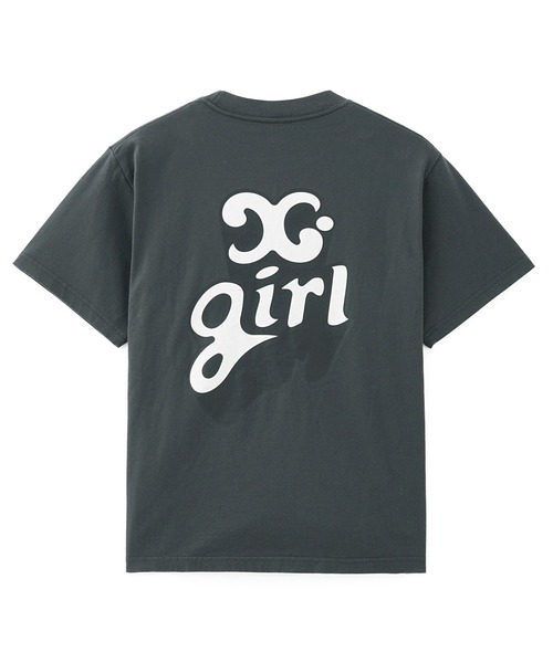 tシャツ LOGO S/S TOP レディース X-girl tシャツ OVAL LOGO S/S TEE レディース メンズ