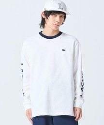 LACOSTE(���R�X�e)�̃w�r�[�E�F�C�g �X���[�u�v�����g �����O���u�X���[�uT�V���c(T�V���c/�J�b�g�\�[)
