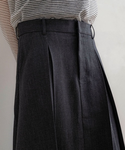 NOAHL(ノアル)の「【NOAHL】MIXツイルダブルタックスカート(スカート・レディース・ベージュ系/グレー系・FREE)」の22枚目の写真