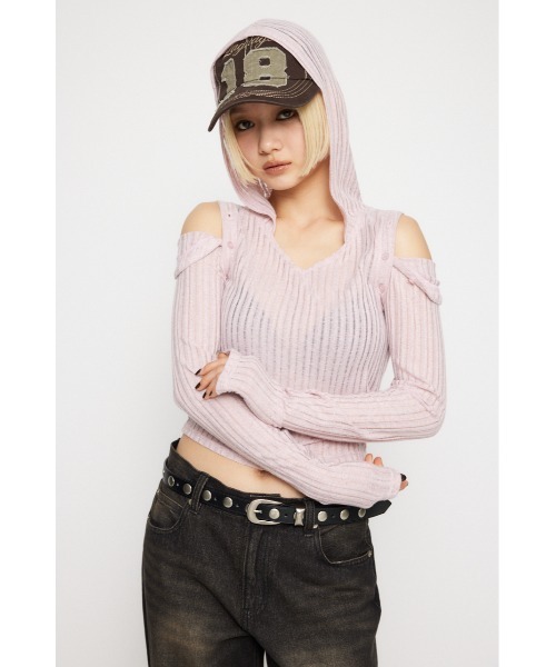 セール】2WAY HOODIE トップス（パーカー）｜LAGUA GEM（ラグアジェム