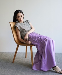 Bab（バブ）の「シャーリングギャザースカート（スカート）」