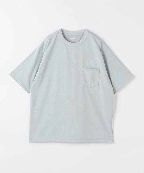 green label relaxing(グリーンレーベルリラクシング)の「ドライ ジャージ クルーネック Tシャツ -吸水速乾-(Tシャツ/カットソー・メンズ・ホワイト/ライトグレー/ブラウン/ブラック・S/L/XL/XXL/M)」の17枚目の写真