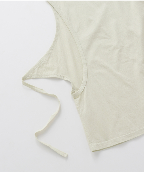 tシャツ 「babaco/ババコ」Back Tied タンクトップ / BA01-CR47 レディース Back Tied Tank Top｜babaco(ババコ)公式通販｜バックタイド