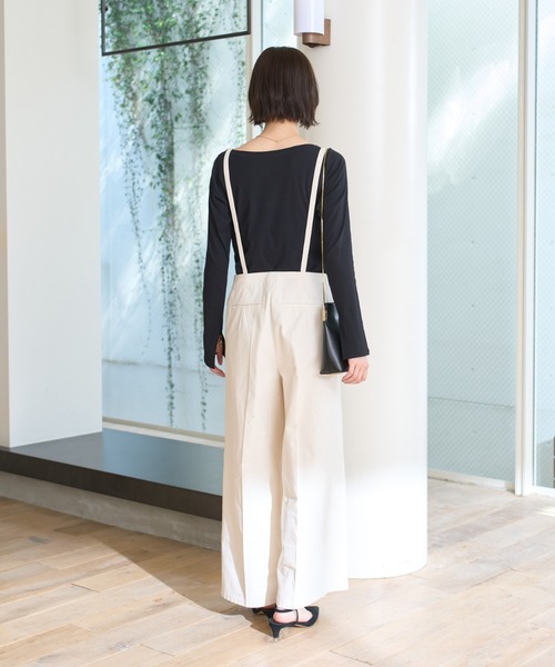 Rouge vif(ルージュヴィフ)の「コットンヘンリーネックプルオーバー(Tシャツ/カットソー・レディース・ホワイト/チャコールグレー/ブラック・フリー)」の22枚目の写真