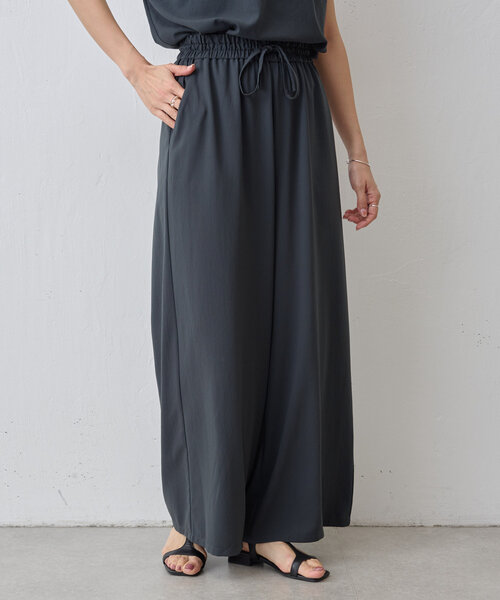 BEARDSLEY（ビアズリー）の「ストレッチジョーゼットパンツ（その他パンツ・レディース・ブラック/ダークグレー/ネイビー・0/1）」の12枚目の写真