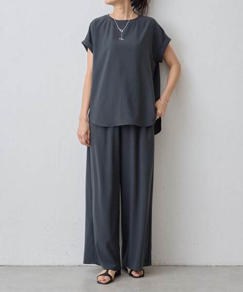 BEARDSLEY（ビアズリー）の「ストレッチジョーゼットパンツ（その他パンツ・レディース・ブラック/ダークグレー/ネイビー・0/1）」の17枚目の写真