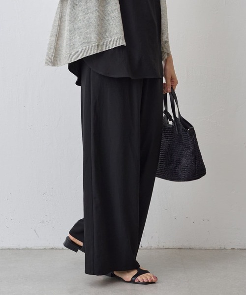 BEARDSLEY（ビアズリー）の「ストレッチジョーゼットパンツ（その他パンツ・レディース・ブラック/ダークグレー/ネイビー・0/1）」の7枚目の写真