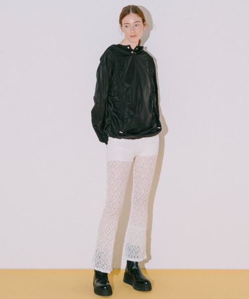 duei（デュイ）の「レースフレアパンツ（その他パンツ・レディース・ホワイト/ブラック・FREE）」の7枚目の写真
