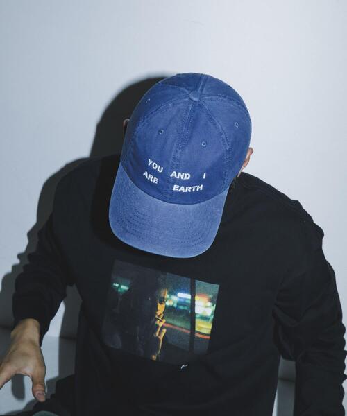 URBAN RESEARCH（アーバンリサーチ）の「BLANKMAG　YOU AND I ARE EARTH  Cap（キャップ・メンズ・グリーン/ネイビー/ブラック・FREE）」の3枚目の写真