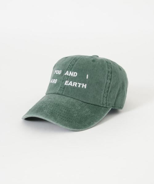 URBAN RESEARCH（アーバンリサーチ）の「BLANKMAG　YOU AND I ARE EARTH  Cap（キャップ・メンズ・グリーン/ネイビー/ブラック・FREE）」の2枚目の写真