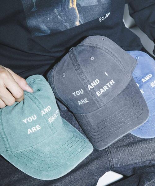 URBAN RESEARCH（アーバンリサーチ）の「BLANKMAG　YOU AND I ARE EARTH  Cap（キャップ・メンズ・グリーン/ネイビー/ブラック・FREE）」の10枚目の写真